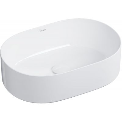 Umywalka 46x31 cm owalna nablatowa biała MESA460BP Omnires Mesa