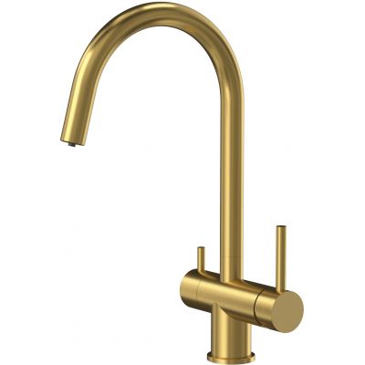 Bateria do filtra wody stojąca złoto/stare złoto 3623512PVDG1 Quadron Caren