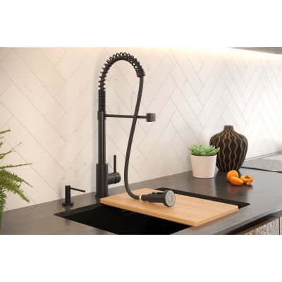 Bateria kuchenna stojąca czarna 52138BLM Quadron Alice