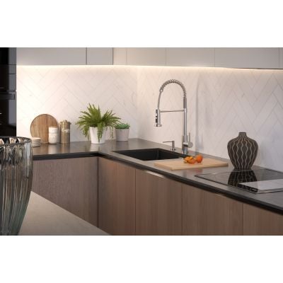 Bateria kuchenna stojąca czarna 52138BLM Quadron Alice