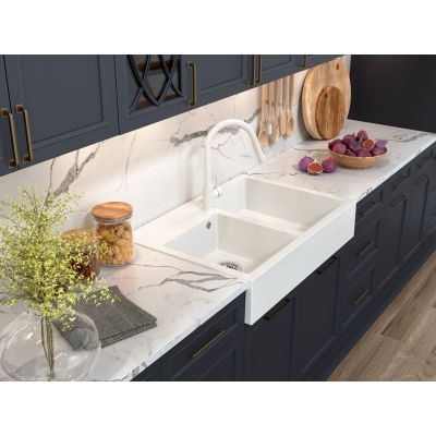 Zlewozmywak GraniteQ 90x62 cm HCQB9062U8PVDG1 Quadron Bill