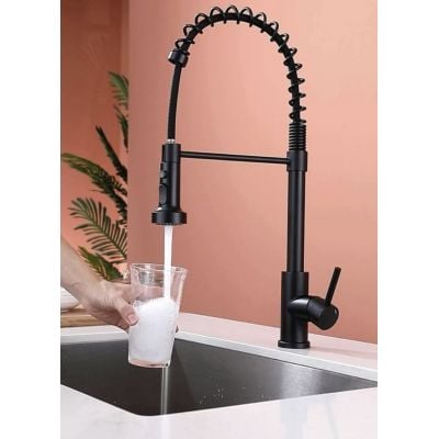 Bateria kuchenna stojąca czarna 52138BLM Quadron Alice