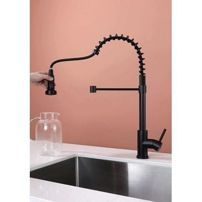 Bateria kuchenna stojąca czarna 52138BLM Quadron Alice