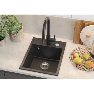 Quadron Julia 3673500BLM bateria kuchenna stojąca czarny