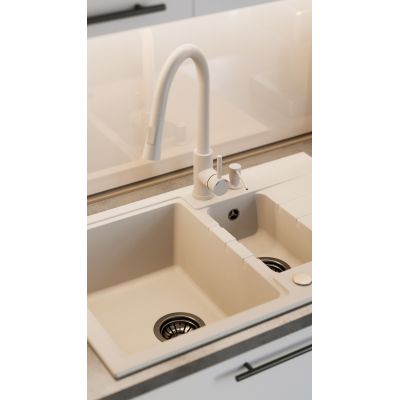 Quadron Julia 3673500BLM bateria kuchenna stojąca czarny