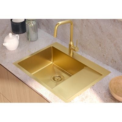 Zlewozmywak stalowy 55x48 cm HB7910PVDBSC1 Quadron Russel