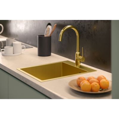 Zlewozmywak stalowy 55x48 cm HB7910PVDBSC1 Quadron Russel