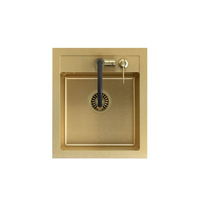 Zlewozmywak z baterią i dozownikiem ART4350G13323503PVDG1D Quadron Art Johnny 100