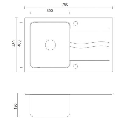 Zlewozmywak granitowo-stalowy 78x48 cm beżowy FUSM7848BE3623500BS Quadron Michael