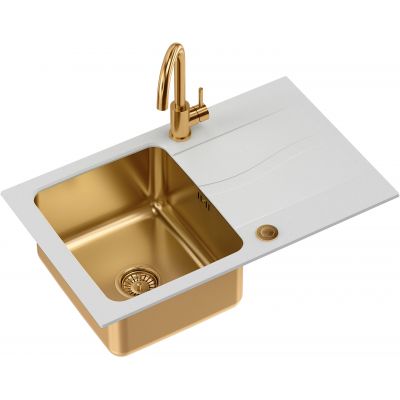 Zlewozmywak z baterią FUSM7848BIPVDC13323502PVDBSC1 Quadron Michael