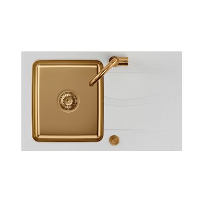 Zlewozmywak z baterią FUSM7848BIPVDC13323502PVDBSC1 Quadron Michael