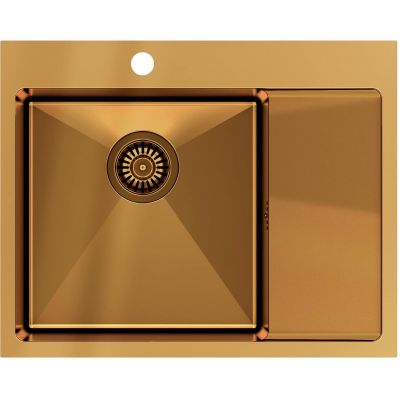 Zlewozmywak stalowy 62x48 cm HB7911PVDBSC1 Quadron Russel