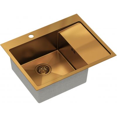 Zlewozmywak stalowy 62x48 cm HB7911PVDBSC1 Quadron Russel