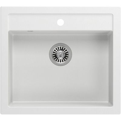 Zlewozmywak GraniteQ 60x54 cm biały HCQB6054U1BS Quadron Bill