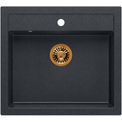 Zlewozmywak GraniteQ 59.5x54 cm HCQB6054U8PVDC1 Quadron Bill