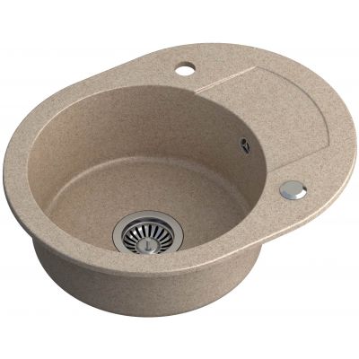 Zlewozmywak GraniteQ 58.5x46 cm HCQC5846BEZK Quadron Johnny