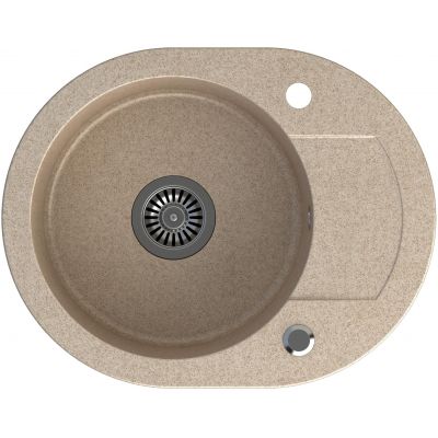 Zlewozmywak GraniteQ 58.5x46 cm HCQC5846BEZK Quadron Johnny