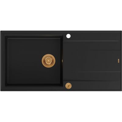 Zlewozmywak GraniteQ 100x50 cm HCQE10050U7PVDC1P2O Quadron Evan