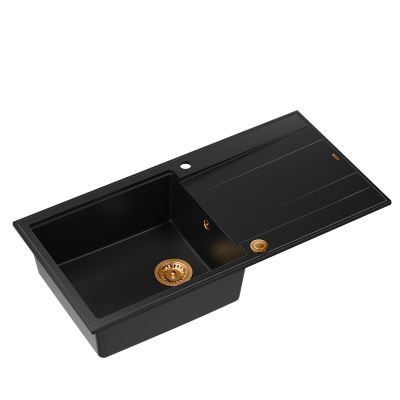 Zlewozmywak GraniteQ 100x50 cm HCQE10050U7PVDC1P2O Quadron Evan