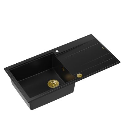 Zlewozmywak GraniteQ 100x50 cm HCQE10050U7PVDG1P2O Quadron Evan