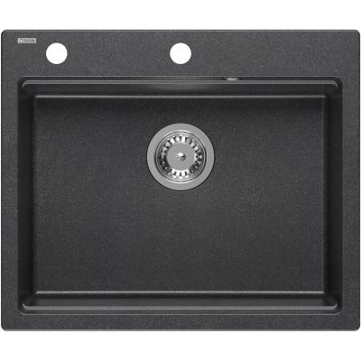 Quadron Kurt 110 zlewozmywak 59.5x50 cm GraniteQ czarny HCQK5052CZK