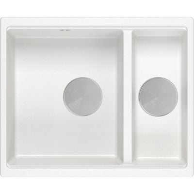 Zlewozmywak GraniteQ 55x46 cm biały HCQL5646U1BSU Quadron Logan