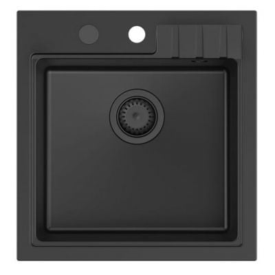 Zlewozmywak GraniteQ 50x52 cm HCQP5052BLMPC Quadron Peter