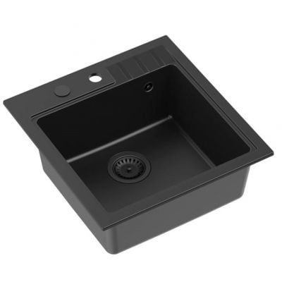 Zlewozmywak GraniteQ 50x52 cm HCQP5052BLMPC Quadron Peter