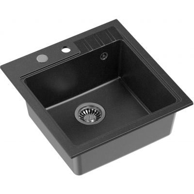 Zlewozmywak GraniteQ 50x52 cm HCQP5052CZK Quadron Peter