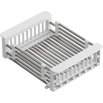 Zlewozmywak z baterią i akcesoriami biały / biały HCQP57850BIK3673500WHM Quadron Comfort 156