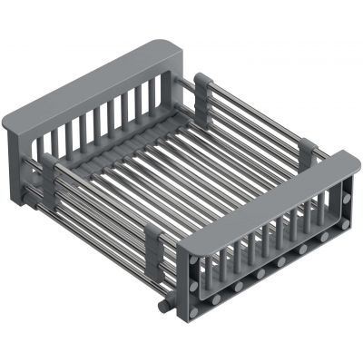 Zlewozmywak z baterią i akcesoriami szary / stal HCQP6250SZK3673500BS Quadron Comfort 116