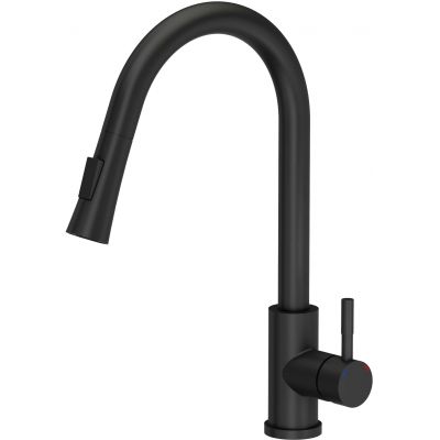 Zlewozmywak z baterią i akcesoriami czarny / czarny HCQP7850CZK3673500BLM Quadron Comfort 111