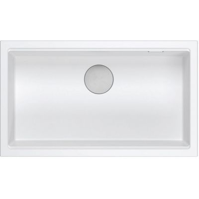 Zlewozmywak GraniteQ 76x45 cm biały HQD7644U1BSU Quadron Logan