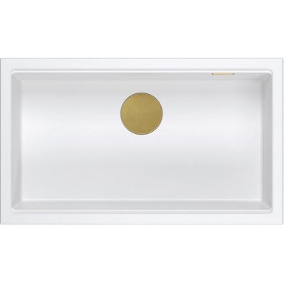 Zlewozmywak GraniteQ 76x45 cm biały HQD7644U1PVDG1U Quadron Logan