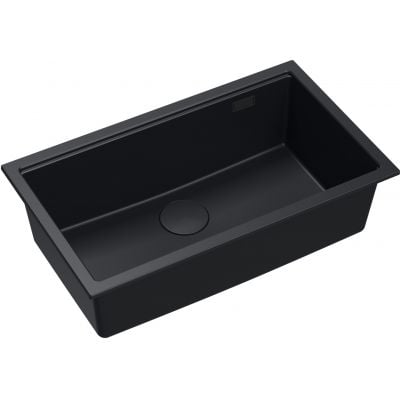 Zlewozmywak GraniteQ 76x45 cm czarny HQD7644U7BLMU Quadron Logan