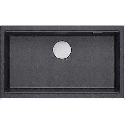 Zlewozmywak GraniteQ 76x45 cm czarny HQD7644U8BSU Quadron Logan