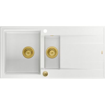 Zlewozmywak GraniteQ 100x50 cm HQE510050U1PVDG1P2O Quadron Evan