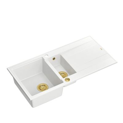 Zlewozmywak GraniteQ 100x50 cm HQE510050U1PVDG1P2O Quadron Evan