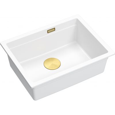 Zlewozmywak GraniteQ 56x45 cm biały HQJ6045U1PVDG1U Quadron Logan