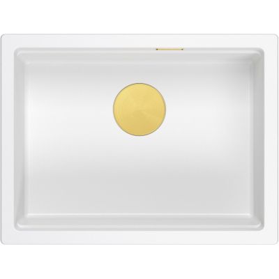 Zlewozmywak GraniteQ 56x45 cm biały HQJ6045U1PVDG1U Quadron Logan