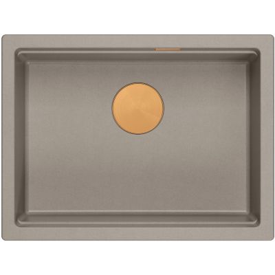 Zlewozmywak GraniteQ 56x45 cm beżowy HQJ6045U4PVDC1U Quadron Logan