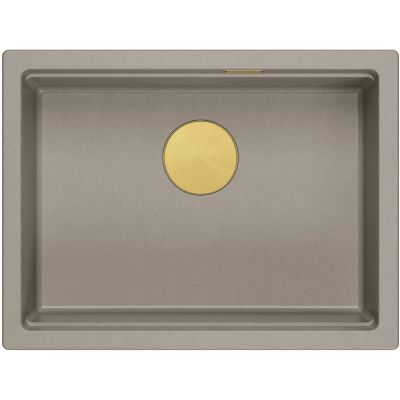 Zlewozmywak GraniteQ 56x45 cm beżowy HQJ6045U4PVDG1U Quadron Logan