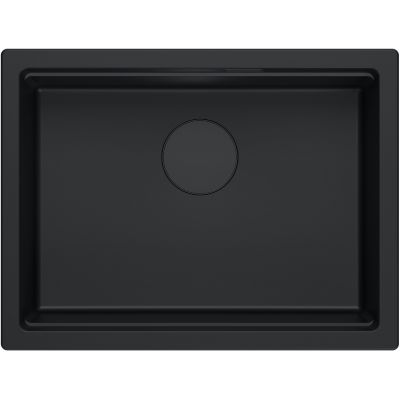 Quadron Logan 100 zlewozmywak 56x45 cm Graniteq czarny HQJ6045U7_BLM_U