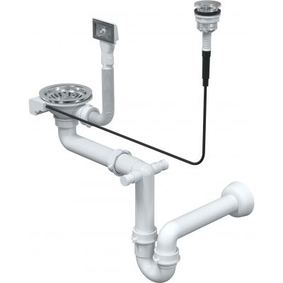 Zlewozmywak GraniteQ 75x49 cm szary/grafitowy/onyx HQM7650U5FMBS Quadron Marc