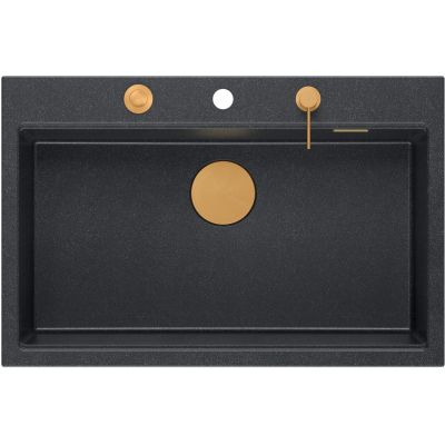 Zlewozmywak GraniteQ 76x50 cm HQM7650U8PVDC1 Quadron Marc