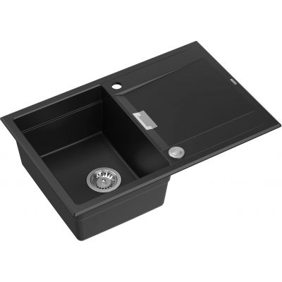 Zlewozmywak GraniteQ 76x50 cm HQO7650U7BS Quadron Owen