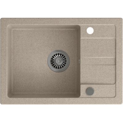 Zlewozmywak z baterią beżowy / beżowy TQ6244GSBEZ Quadron Go Smart