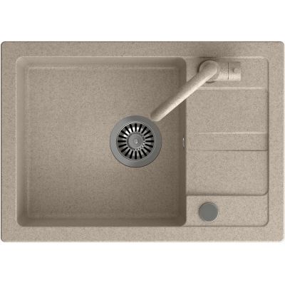 Zlewozmywak z baterią beżowy / beżowy TQ6244GSBEZ Quadron Go Smart