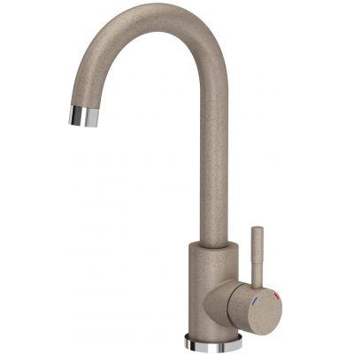 Zlewozmywak z baterią beżowy / beżowy TQ6244GSBEZ Quadron Go Smart