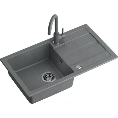 Zlewozmywak z baterią szary / inny TQ7744GMSZ Quadron Go Max